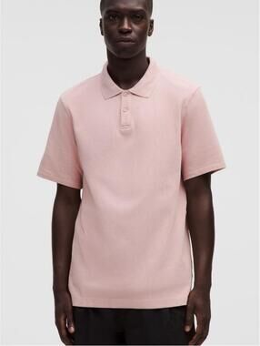 lululemon men’s cotton tech pique short sleeve polo